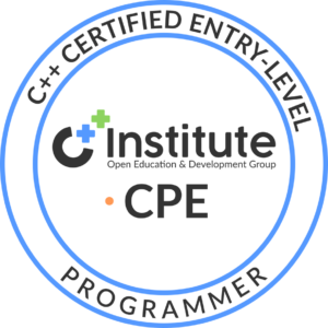 C++ CPE - Certified Entry Level Programmer